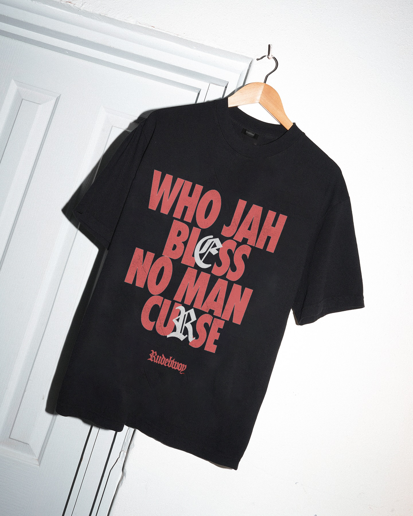 WHO JAH BLESS TEE [BLACK]