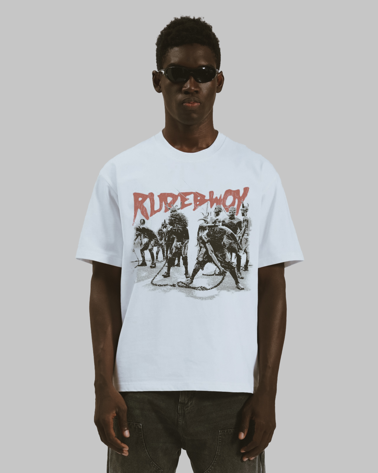 JAB JAB TEE  [WHITE]