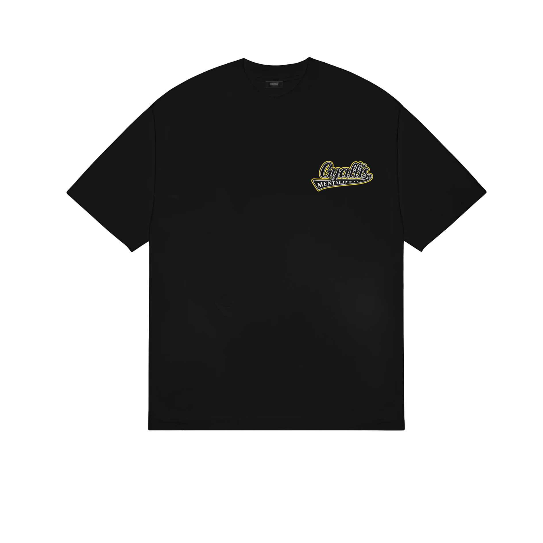 GYALLIS MENTALITY TEE [BLACK] front view