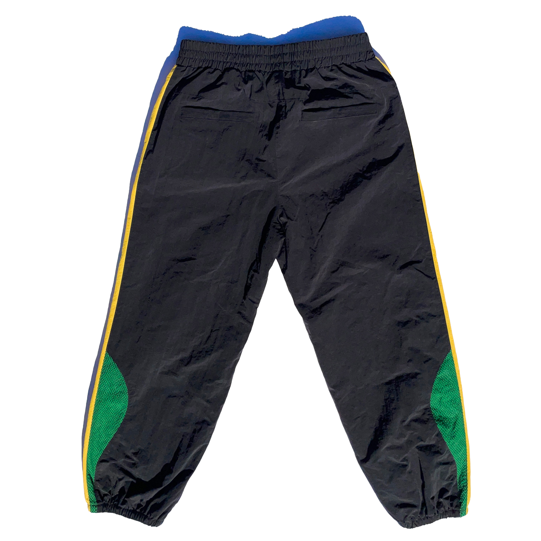 RUDEBWOY ™ JAMAICA NYLON PANTS [BALCK]